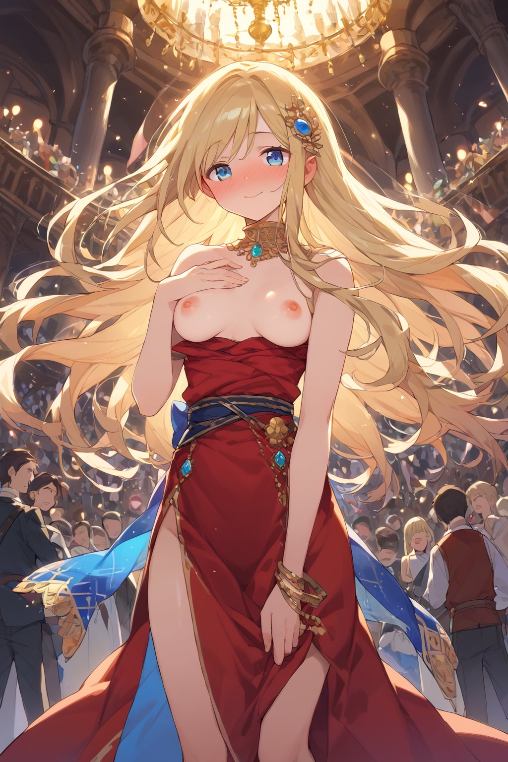 姫様のおっぱいに拝謁いたします