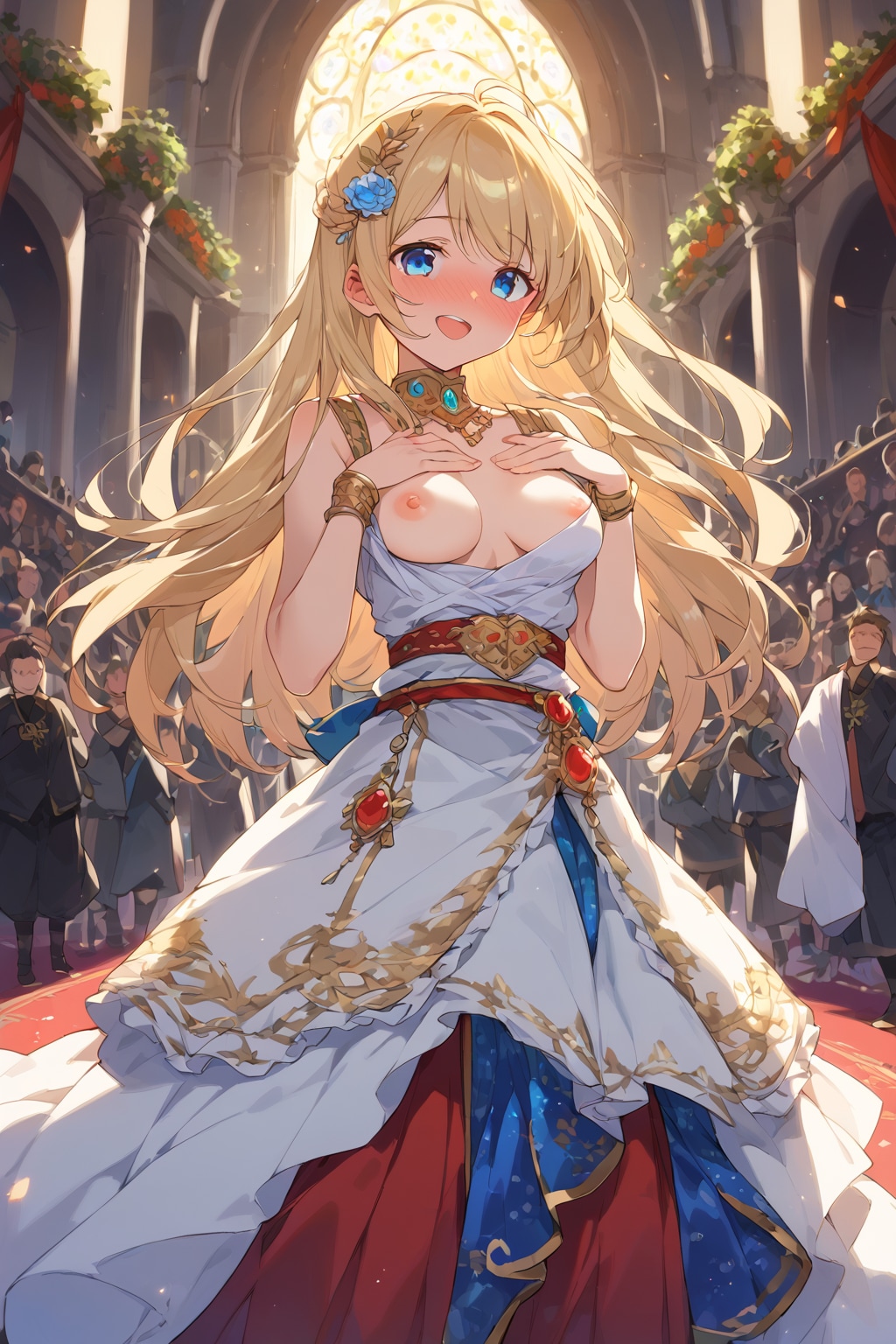 姫様のおっぱいに拝謁いたします