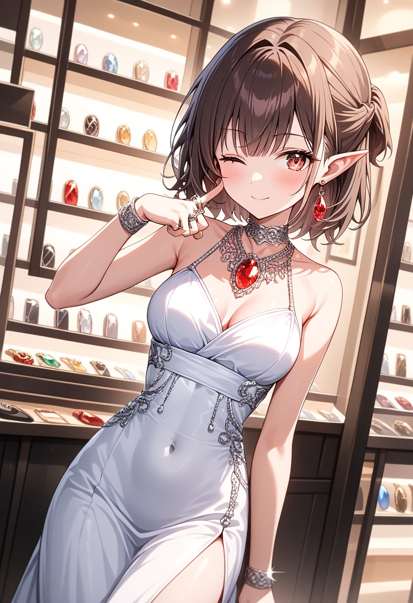 私にジュエリーをプレゼントしてありがとう。