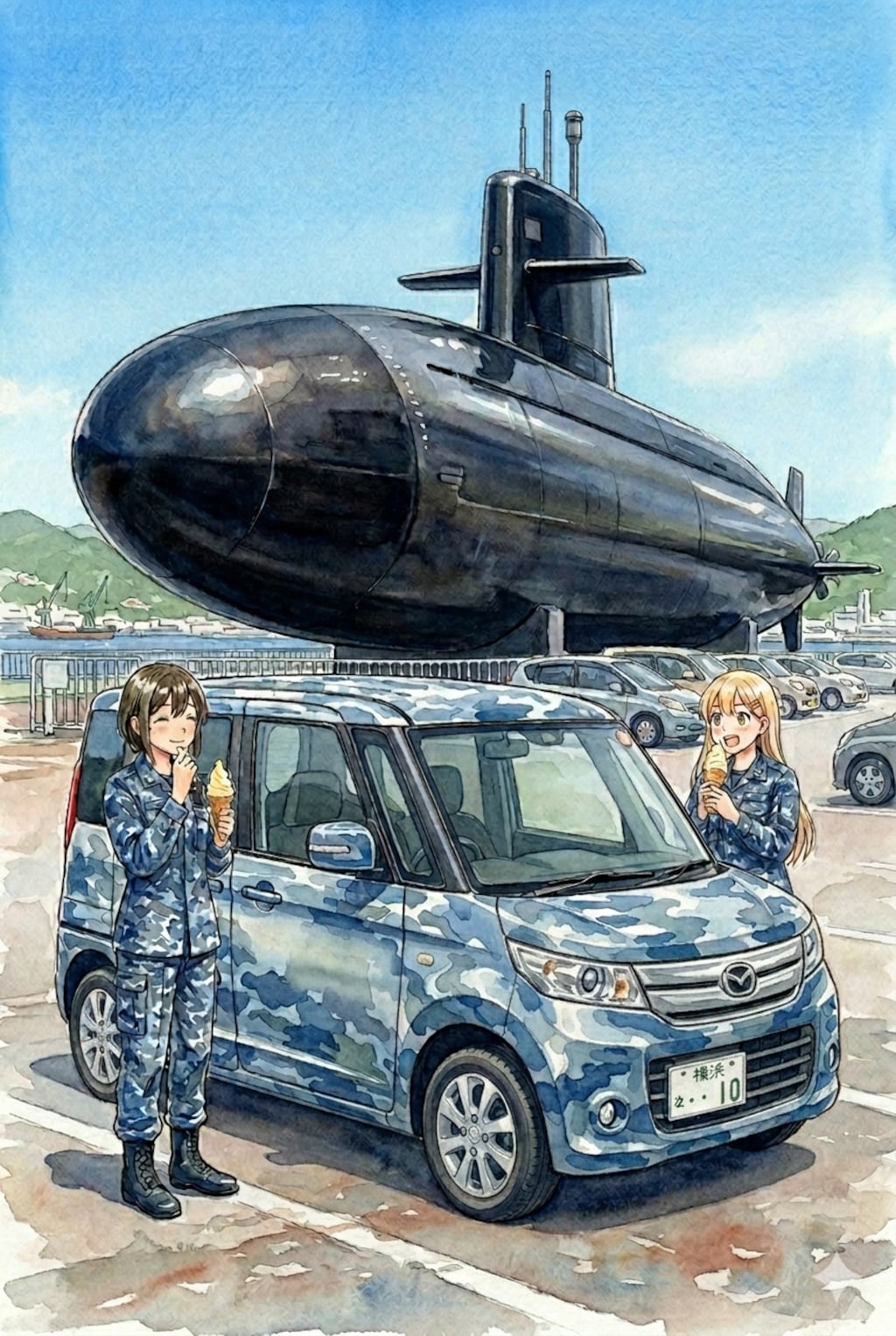 潜水艦展示場