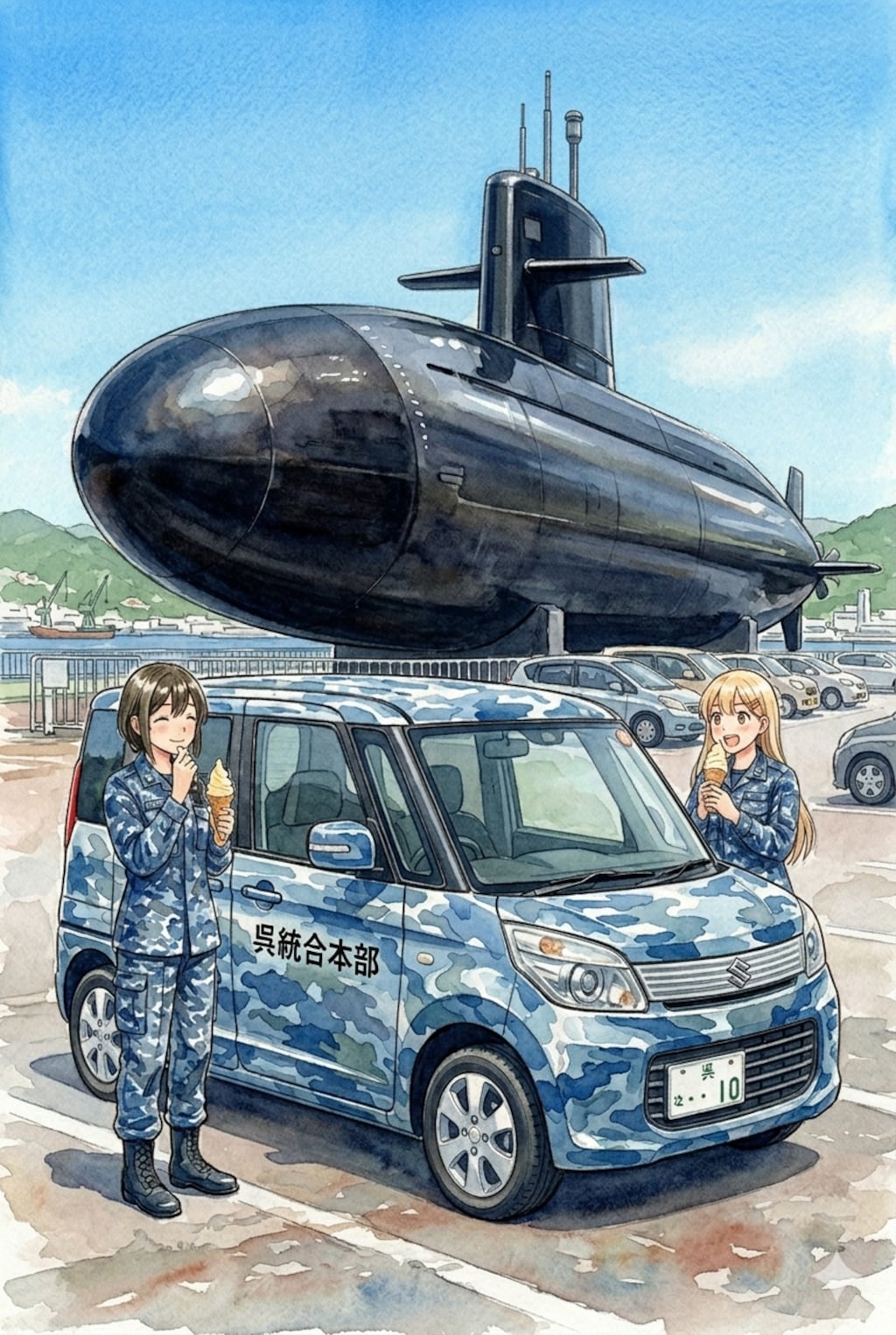 潜水艦展示場