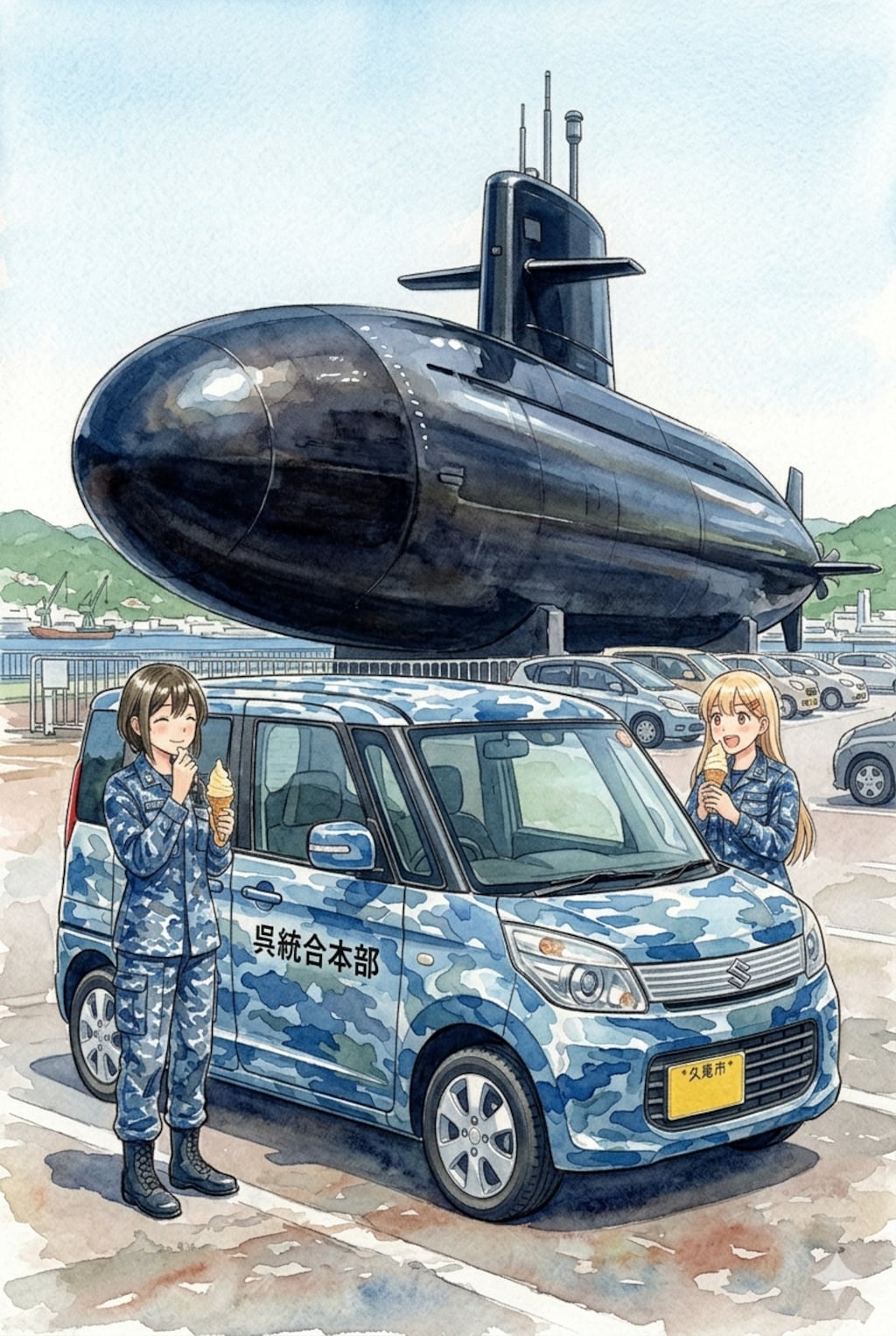 潜水艦展示場