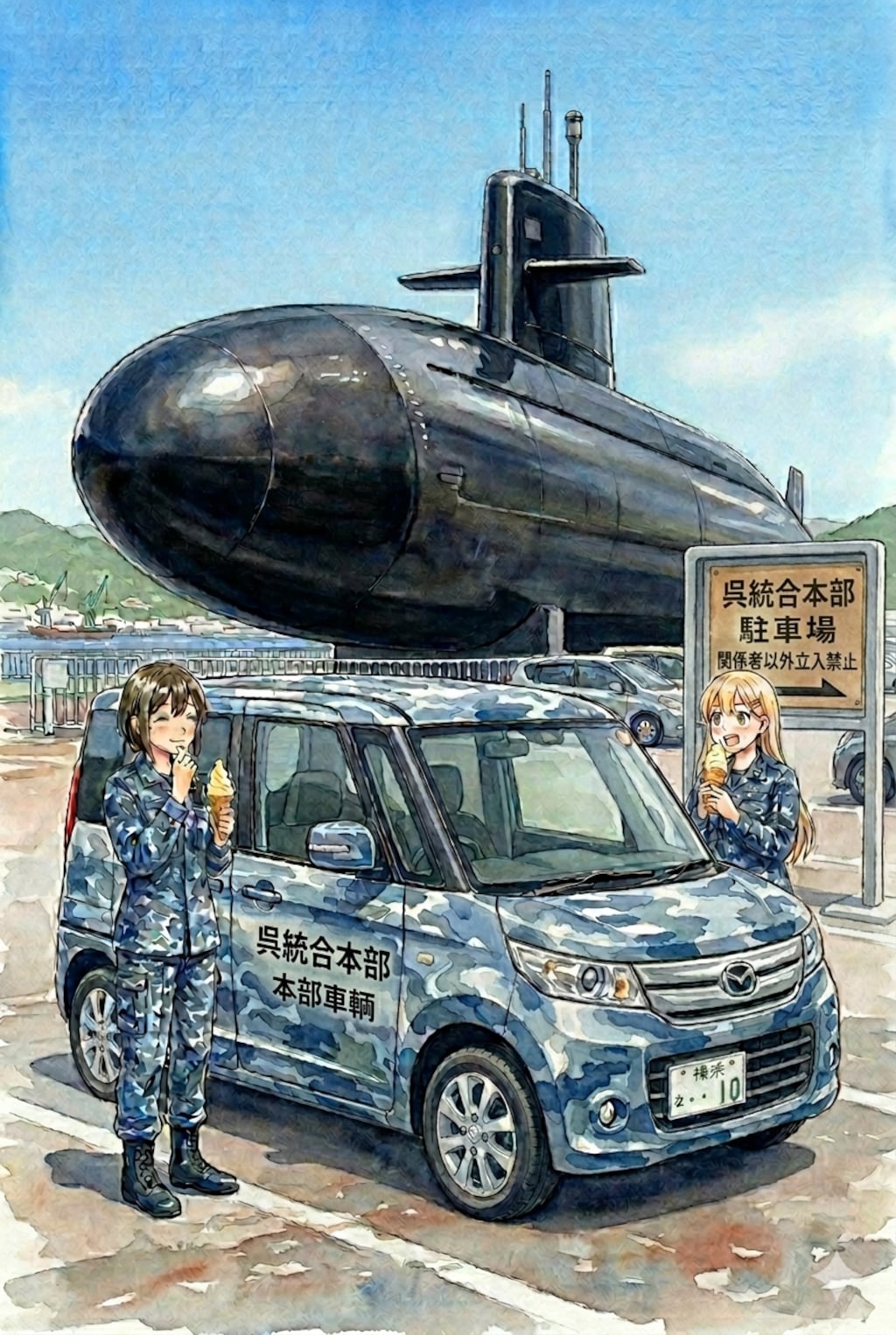 潜水艦展示場
