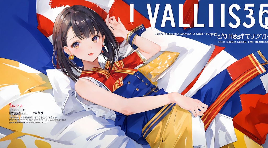 magazine風表紙絵