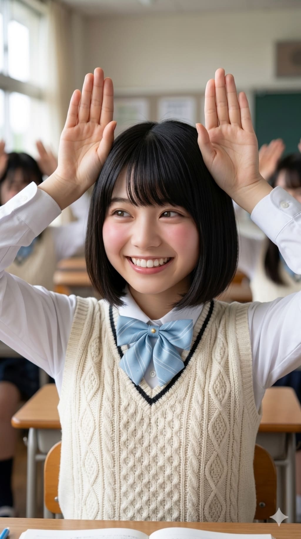 “無限うさ耳連鎖”が、もはや社会現象レベルで可愛すぎる件…ッ！！連続する“ウサぴょんポーズ”の破壊力に、僕の心拍数が限界突破でフルスロットル中！！💦✨