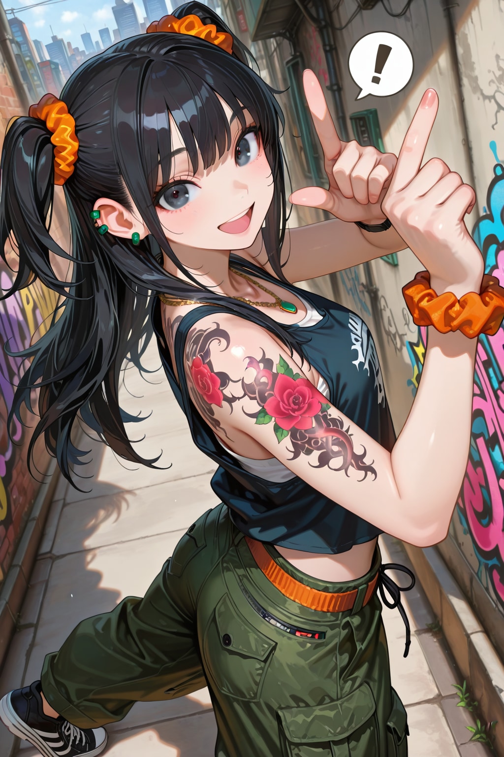 タンクトップ少女2