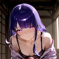 (雷電③)ちっぱいブラ×口淫 2枚目