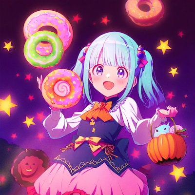 ドーナツくれなきゃイタズラするぞ