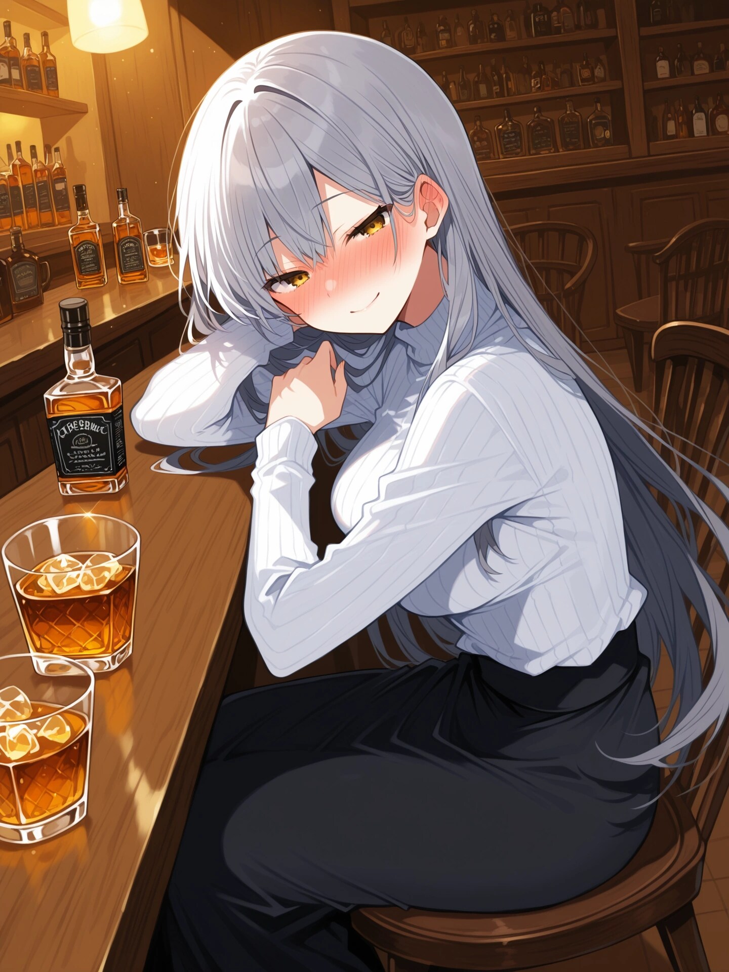 ジルリィちゃんとサシ飲み