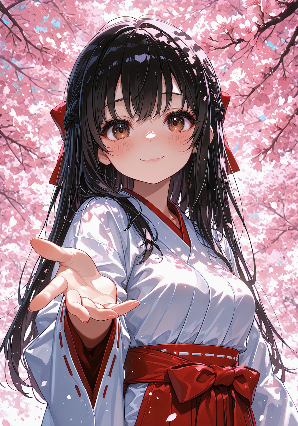 桜守の巫女のデコフォト