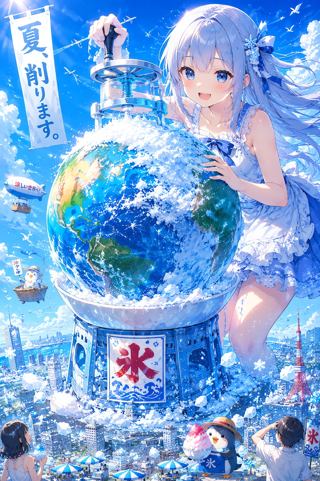もう夏ごとかき氷にしちゃえ