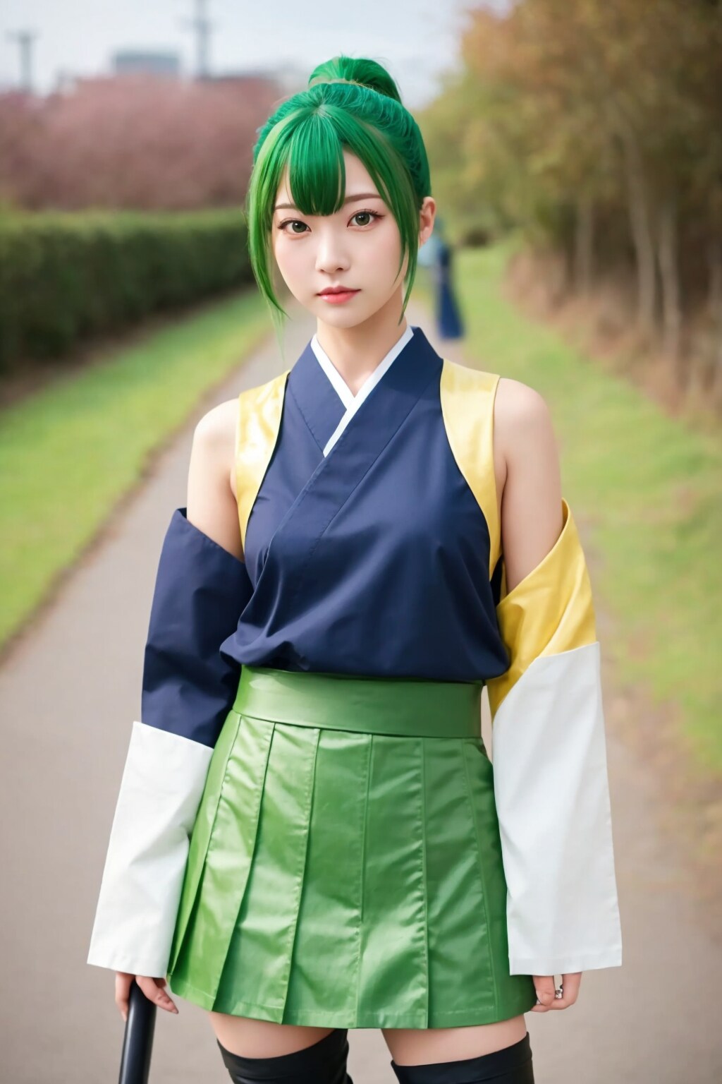 自転車に乗る 喜緑ちゃん