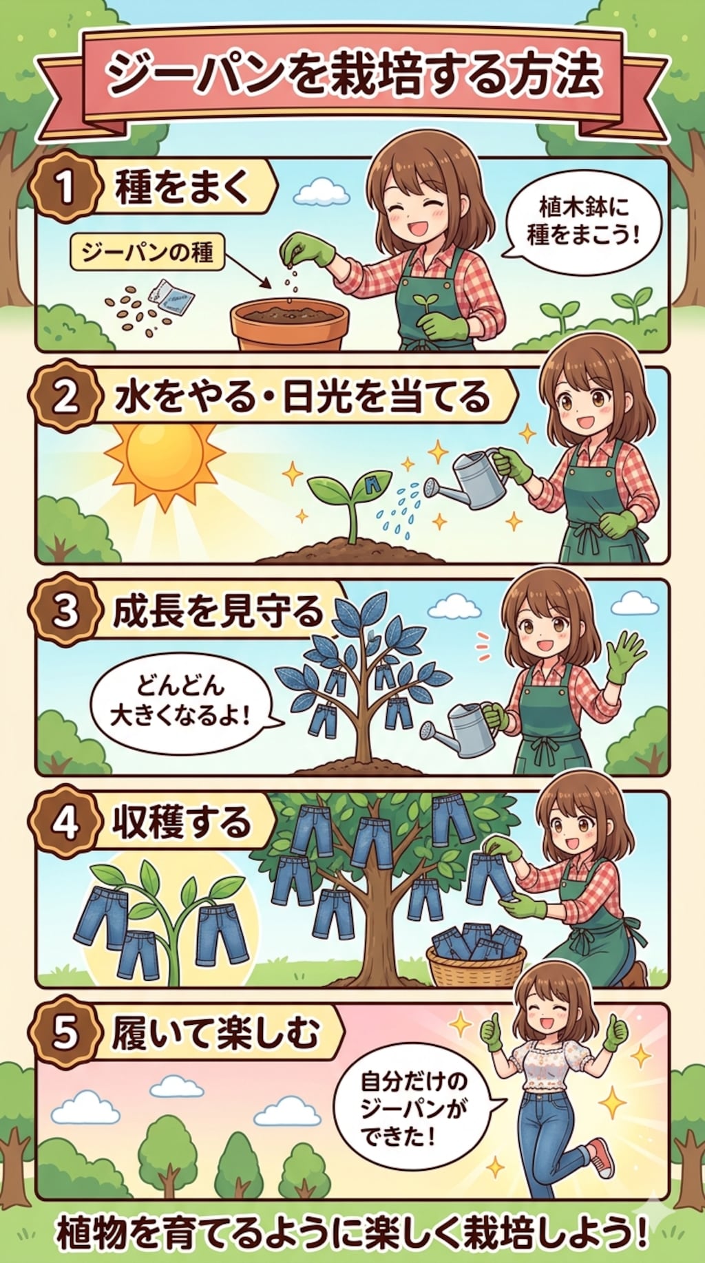 ジーパンの育て方