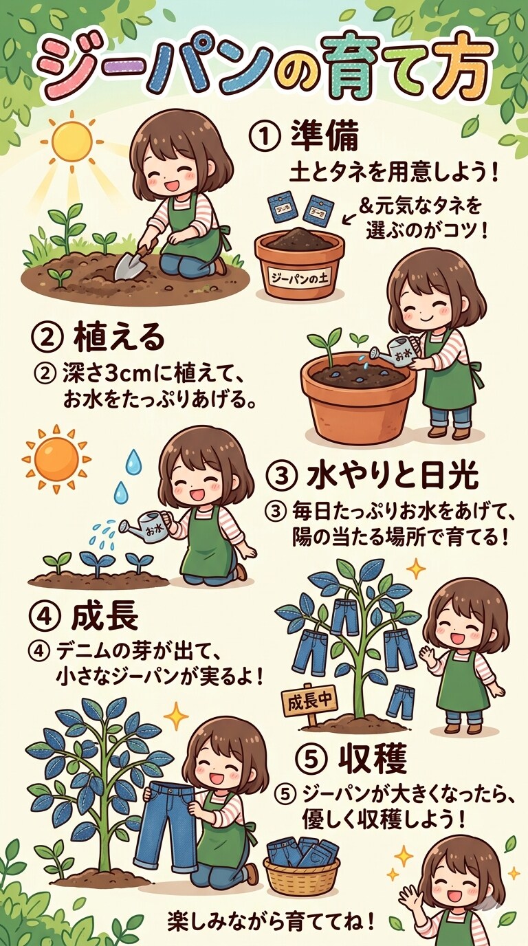 ジーパンの育て方