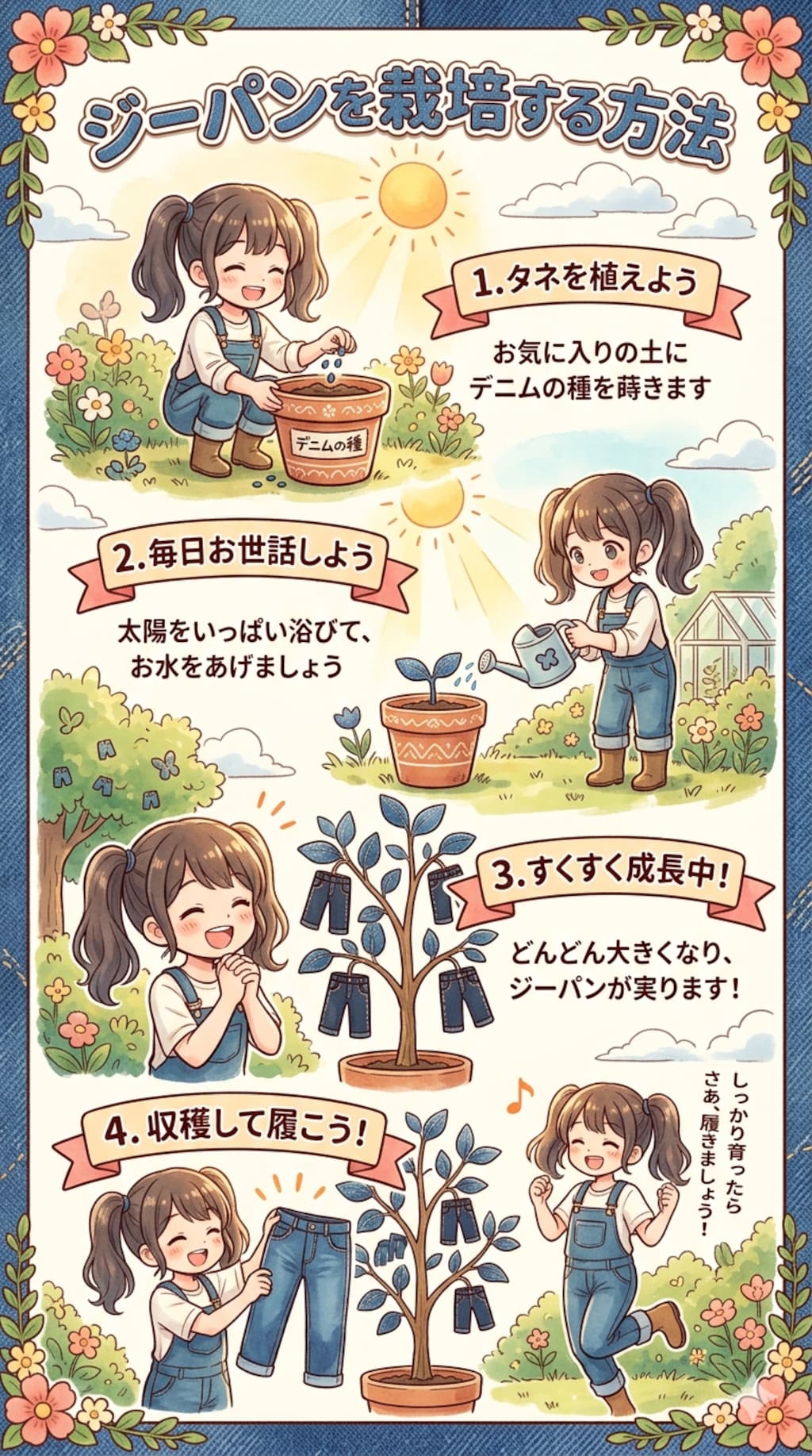 ジーパンの育て方