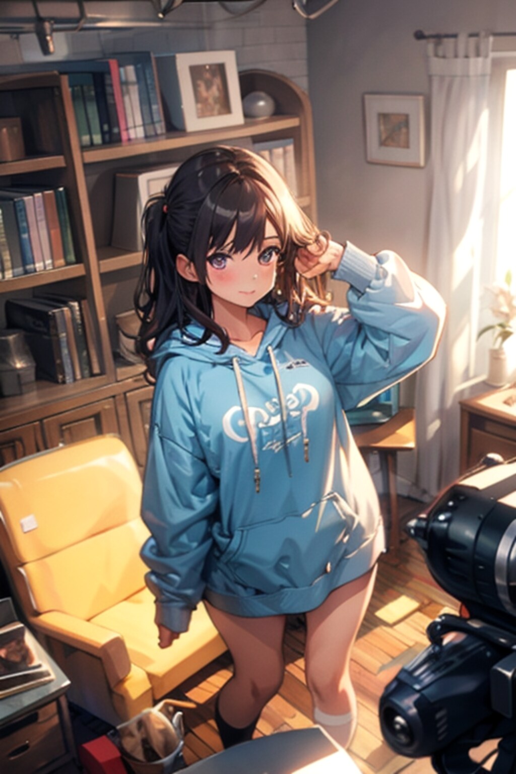 オーバーサイズフーディ