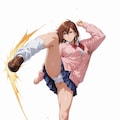 綾瀬桃さん① - 制服・下着 4枚目