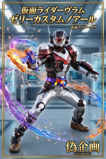 仮面ライダーヴラムゼリーカスタムノアール | の人気AIイラスト・グラビア