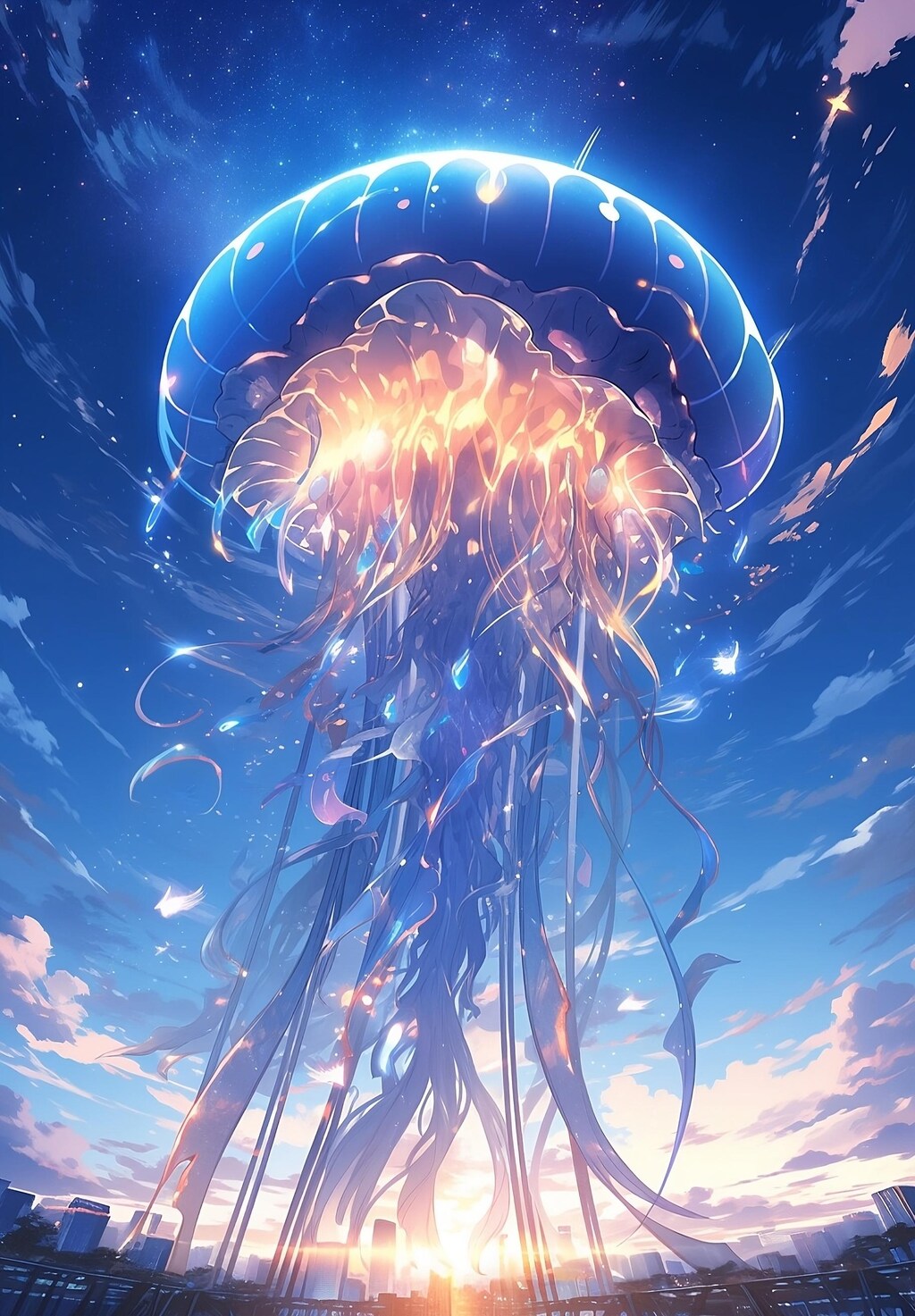 巨大クラゲは海の夢を見る