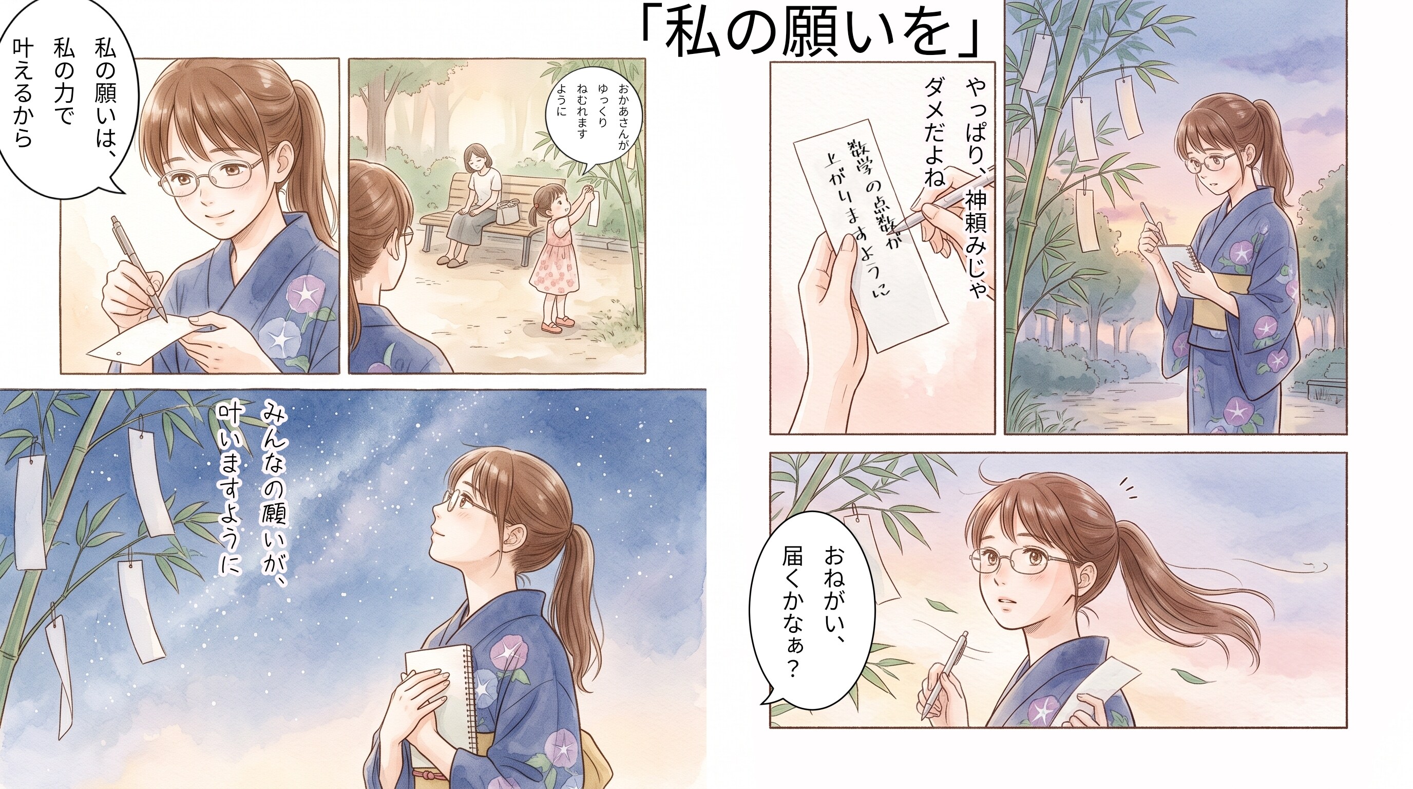 私の願いを　★AI併用作品★