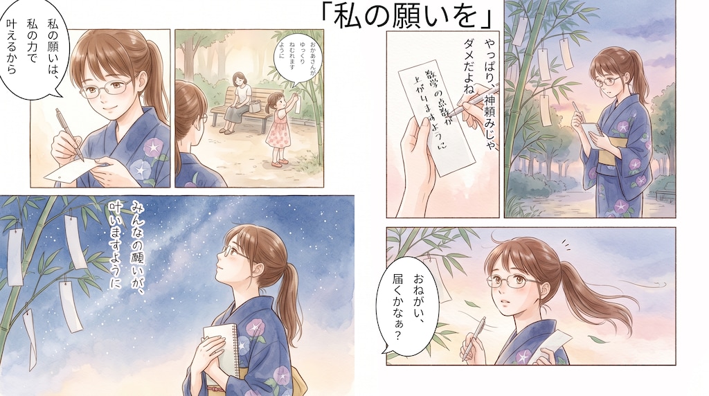 #002 私の願いを　★AI併用作品★