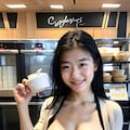 街角お仕事図鑑×カフェ店員 2枚目