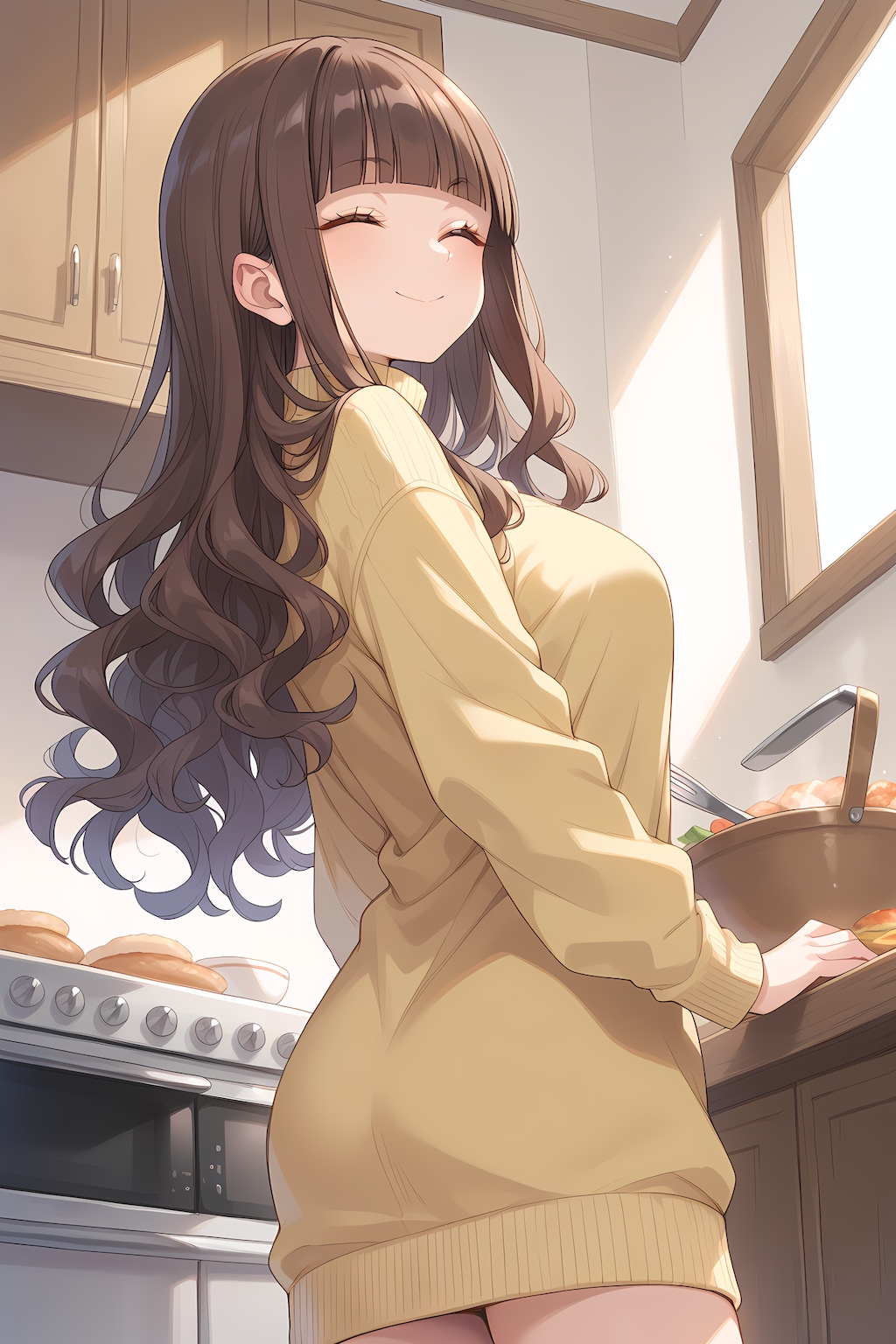 セーターワンピース