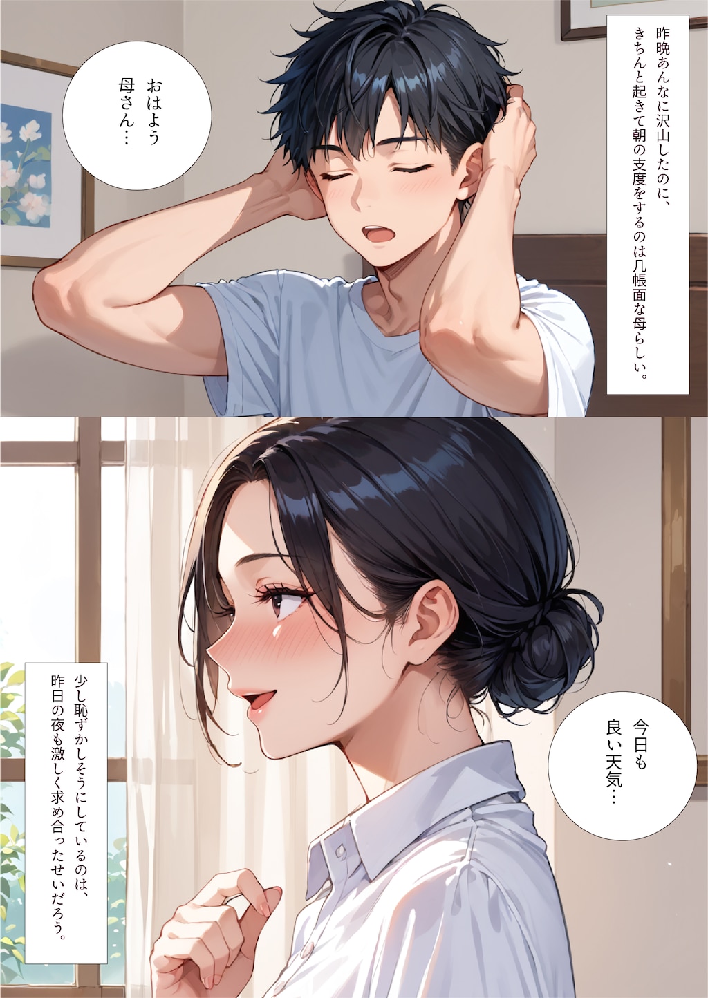 🌈制作中🌈 母と露天風呂付き客室のある温泉宿に行った話02