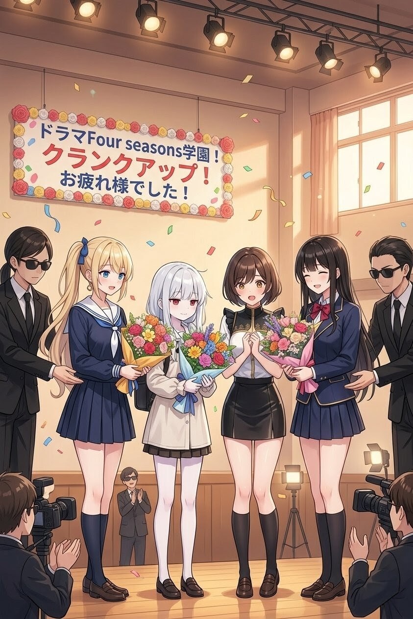 すーさんとこの子クランクアップ