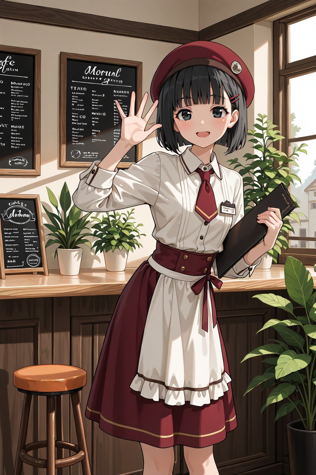 妹ちゃん✨カフェへようこそ‼️🥰☕️✨４１５ | の人気AIイラスト・グラビア