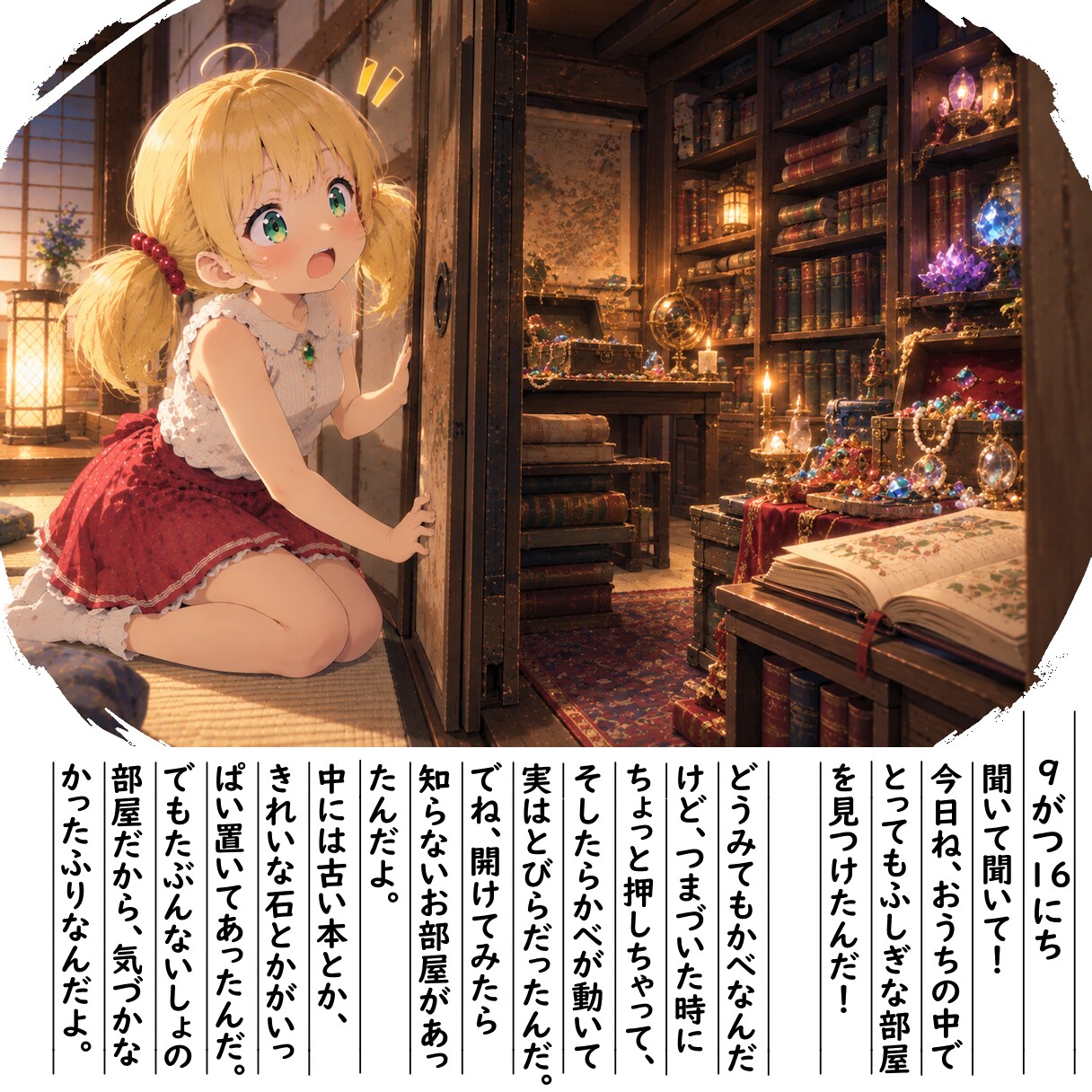【絵日記】かくしべやはっけん！ | の人気AIイラスト・グラビア