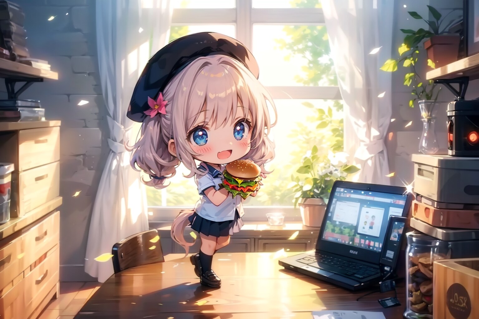 PCは、キャラクリ画面。