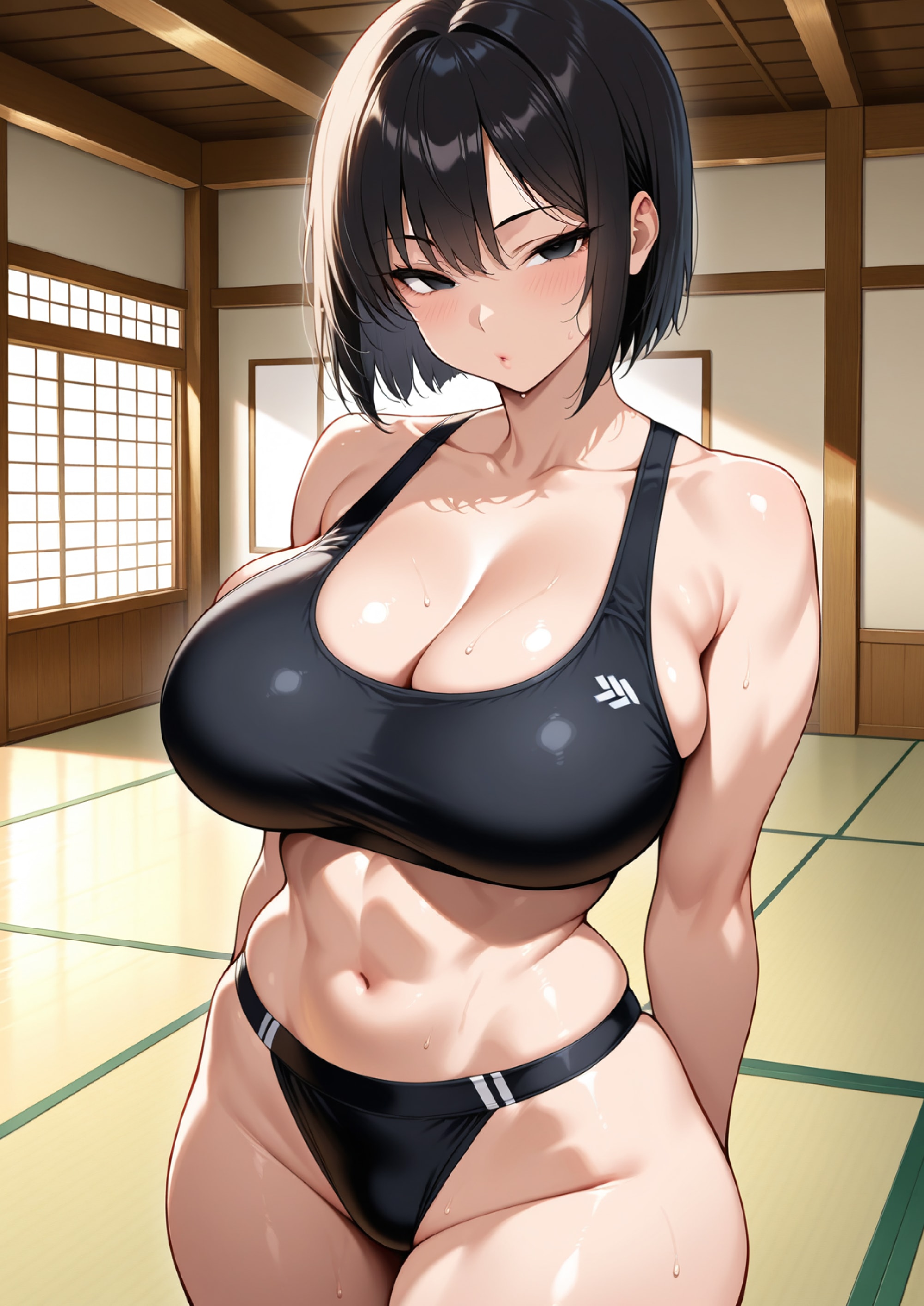 🥋次回作案🥋おじさん達に辱められたい巨乳格闘女子