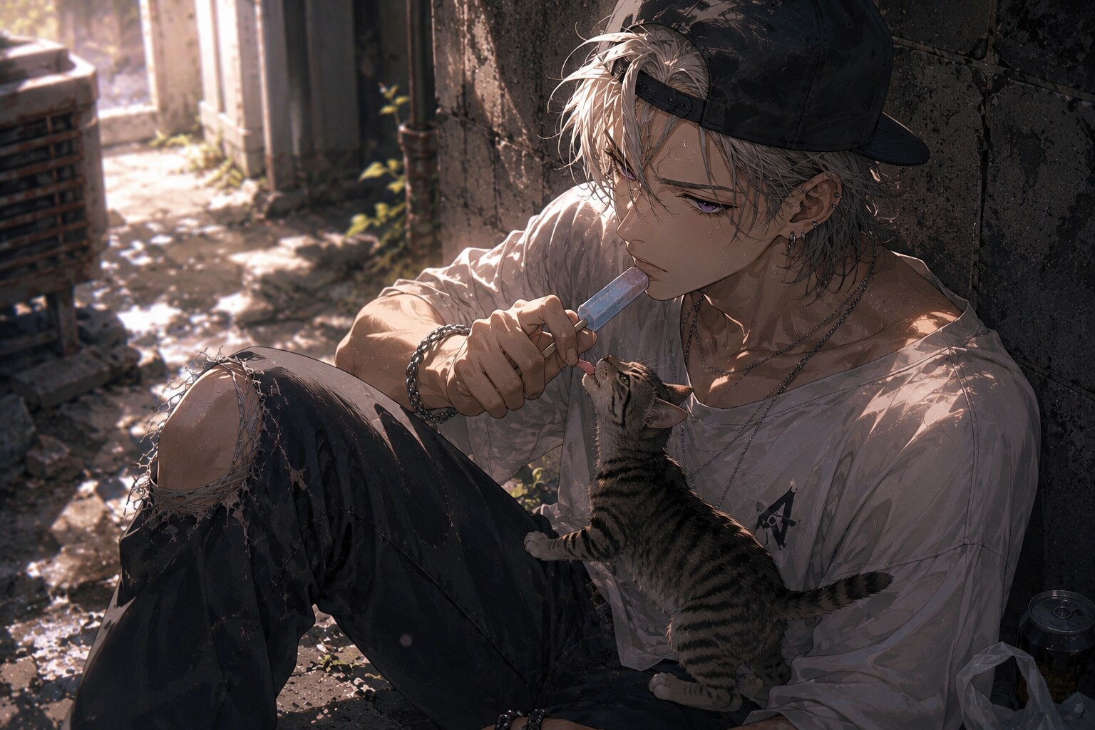 竜麻は、暑いのも猫も嫌いなはずだった。