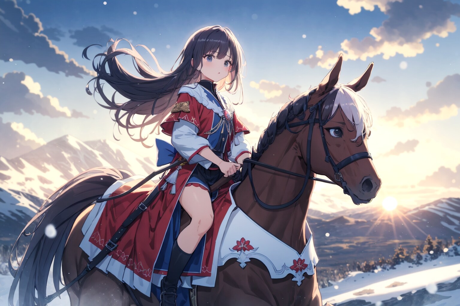 馬上の少女