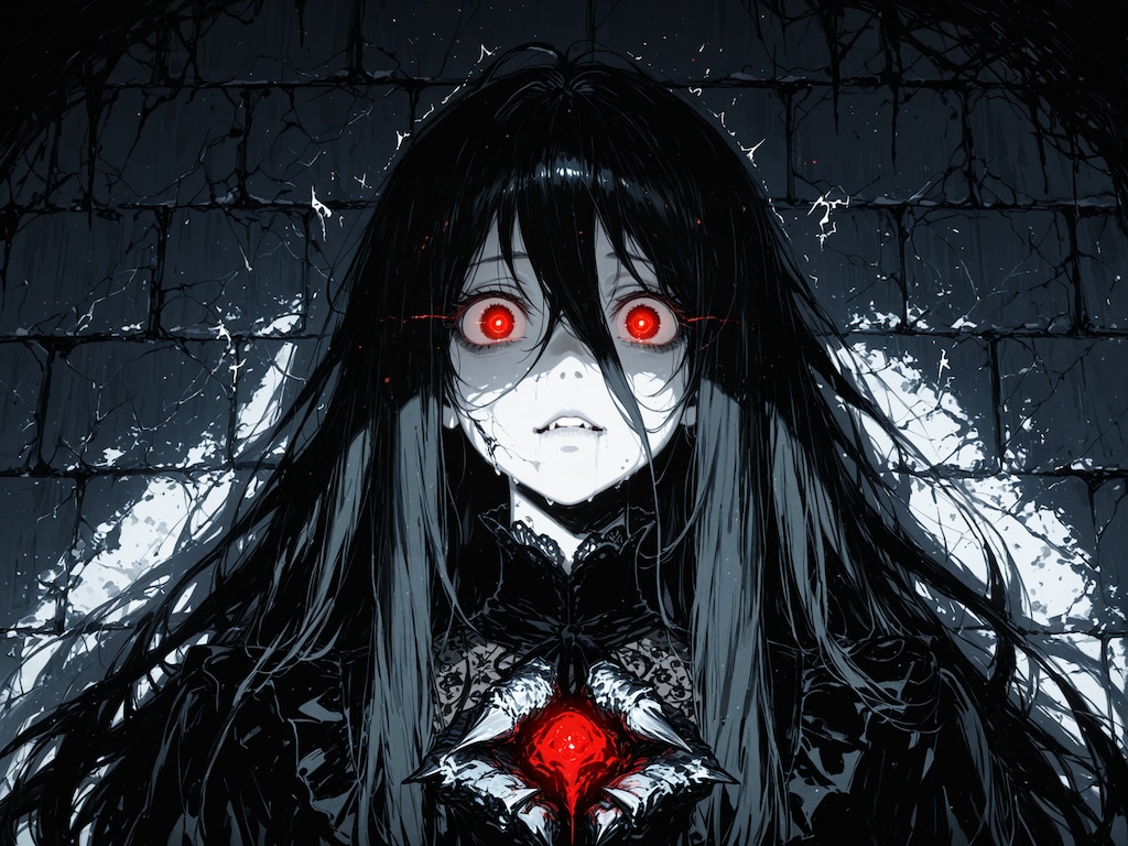 なんかホラーな絵