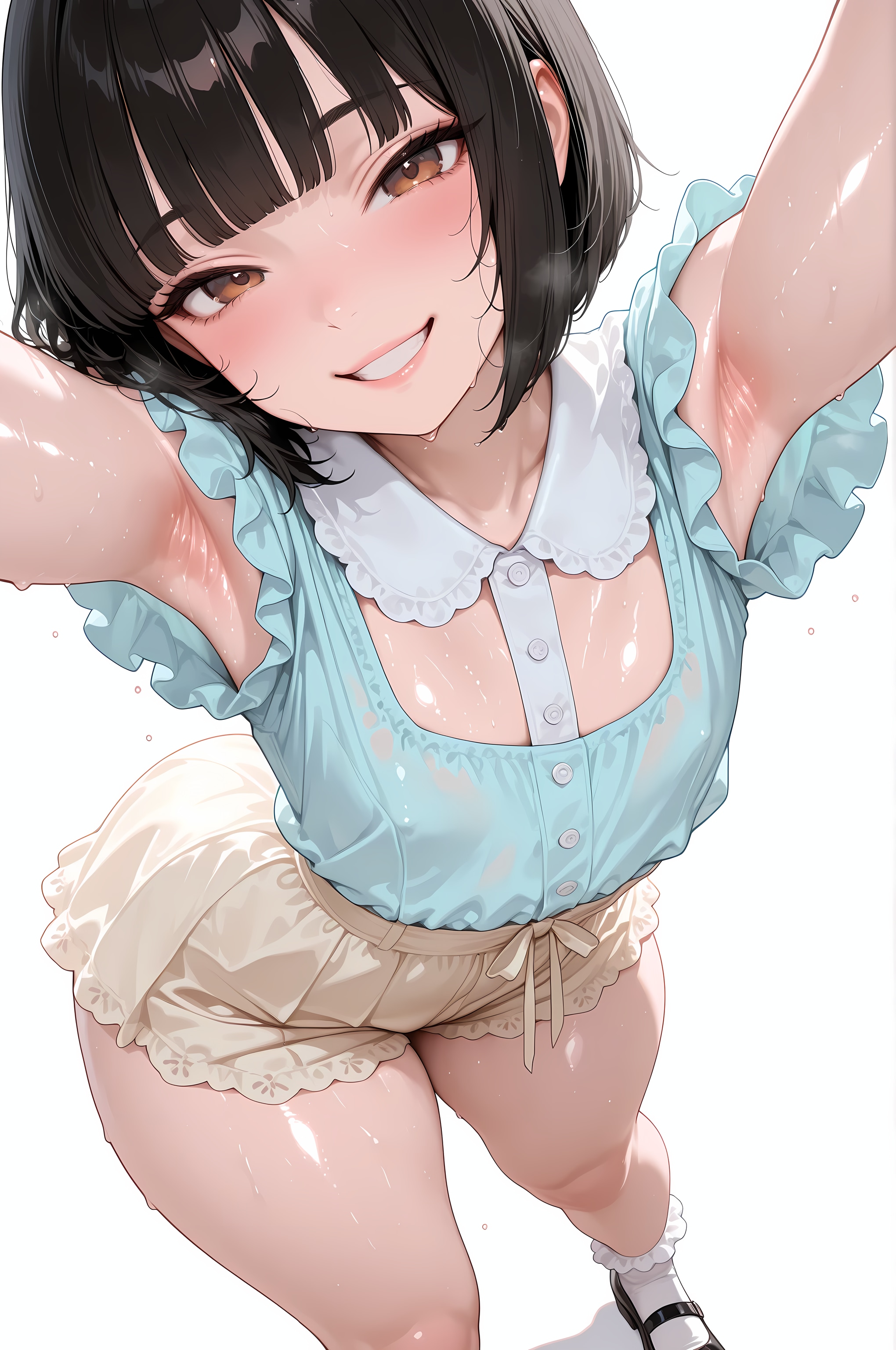 太腿×腋×貧乳×可愛いお洋服