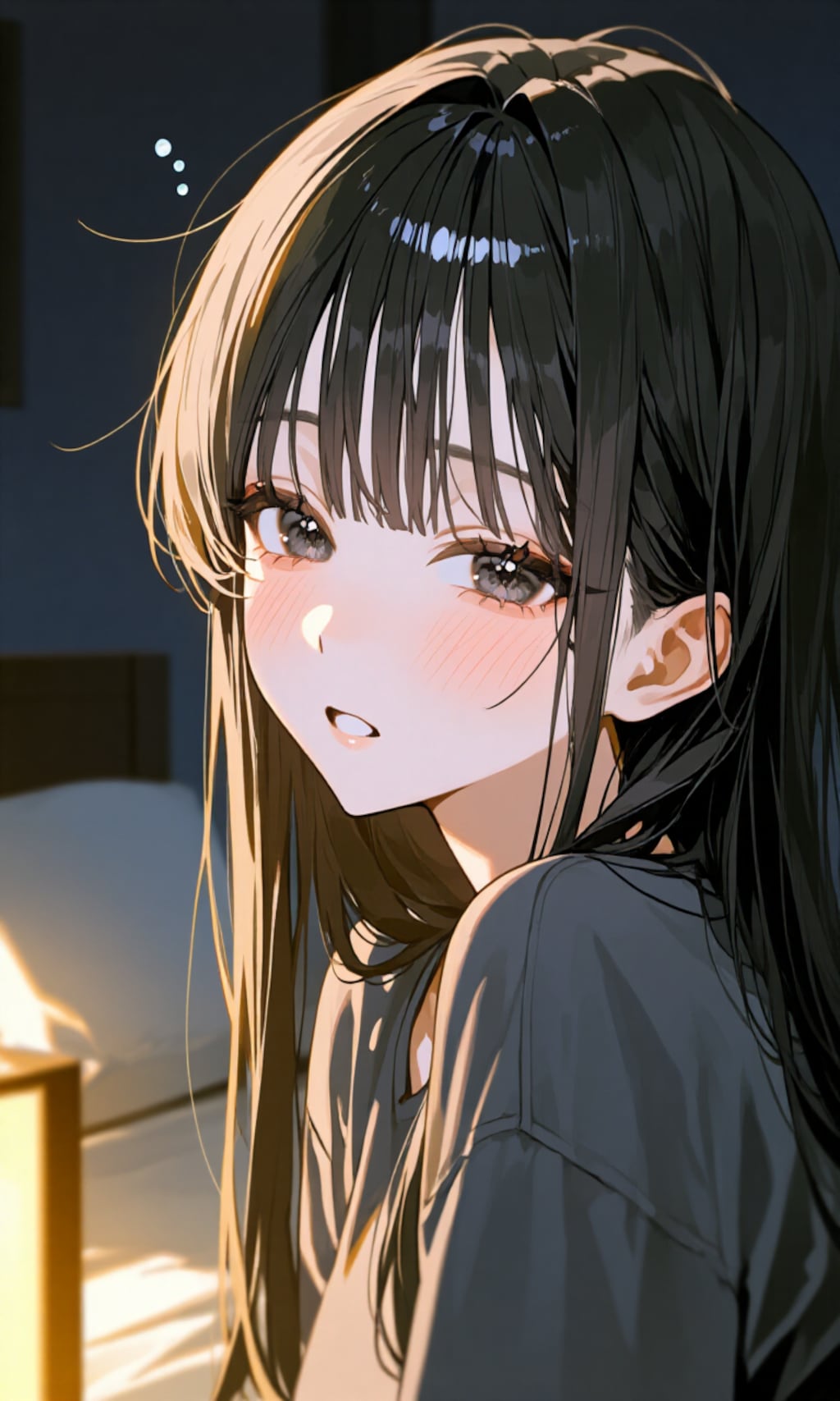 自慢の黒髪彼女とイチャイチャH