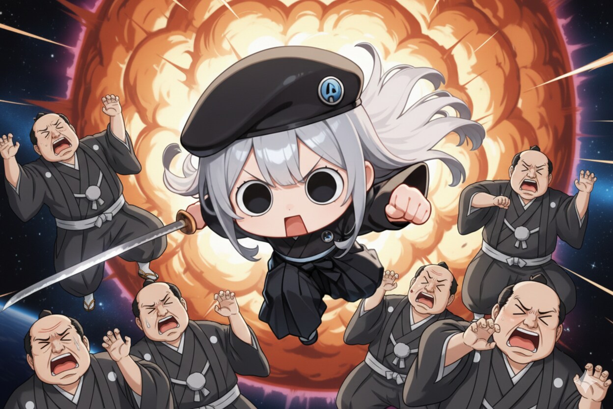 宇宙悪代官さえも成敗してしまいよった暴れん坊侍えらいこっちゃ嬢 | の人気AIイラスト・グラビア