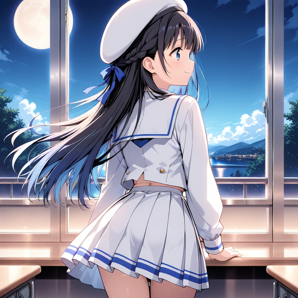 月夜 | の人気AIイラスト・グラビア