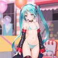 あぴミクっぽい_004 マイクロビキニ。 10枚目