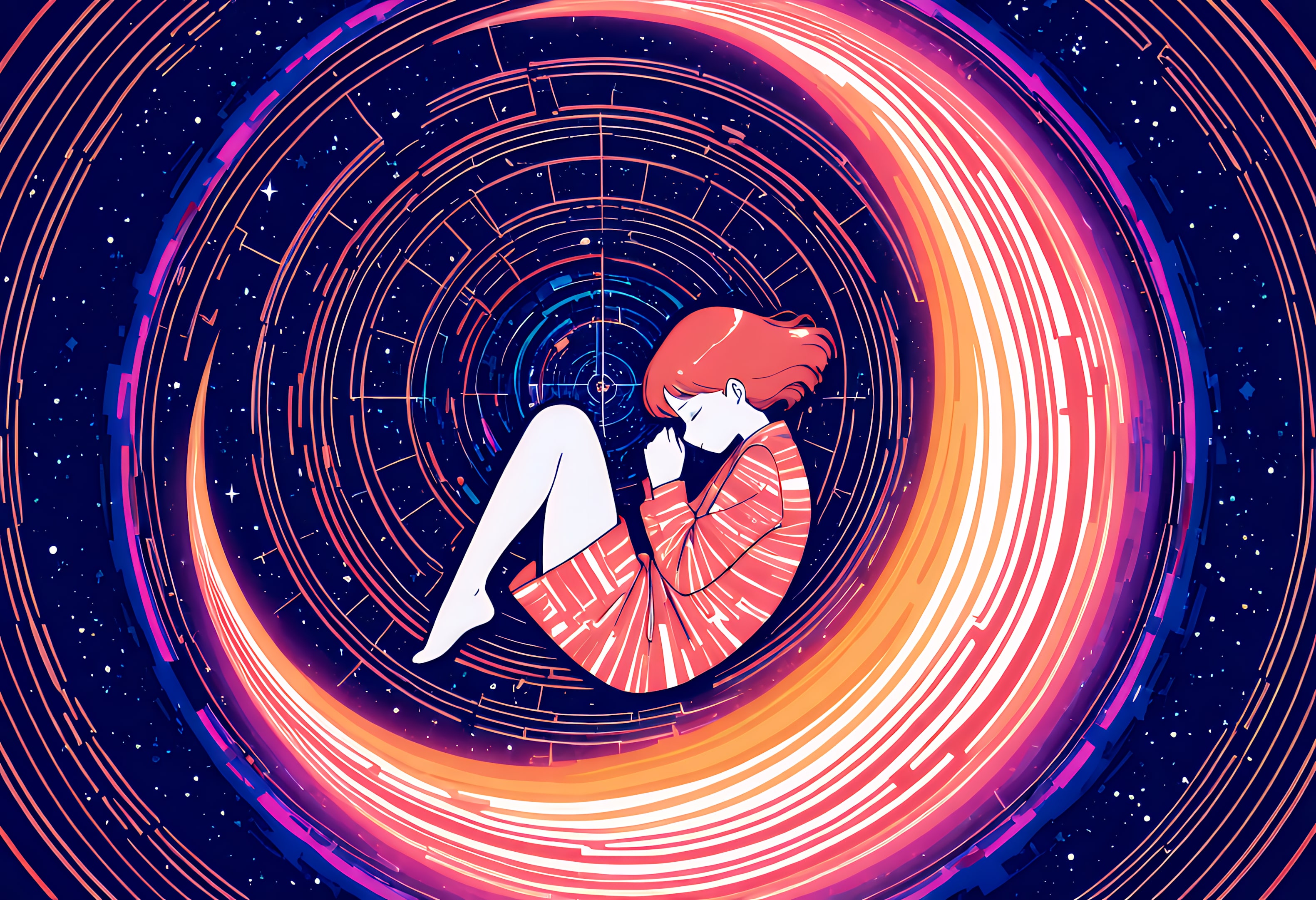 彼女の内宇宙 | の人気AIイラスト・グラビア