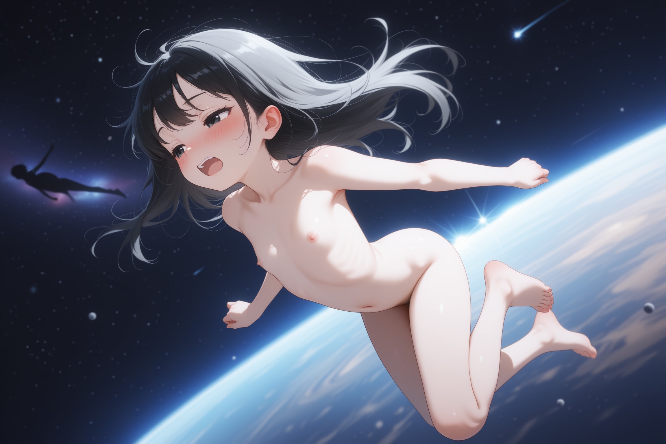 これからは全裸で宇宙遊泳する時代
