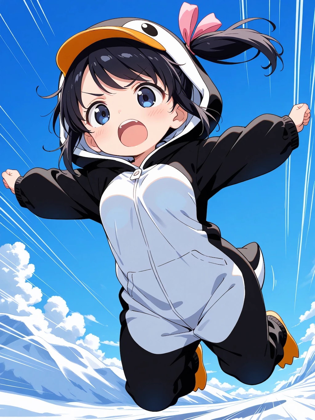 気合だー🐧！