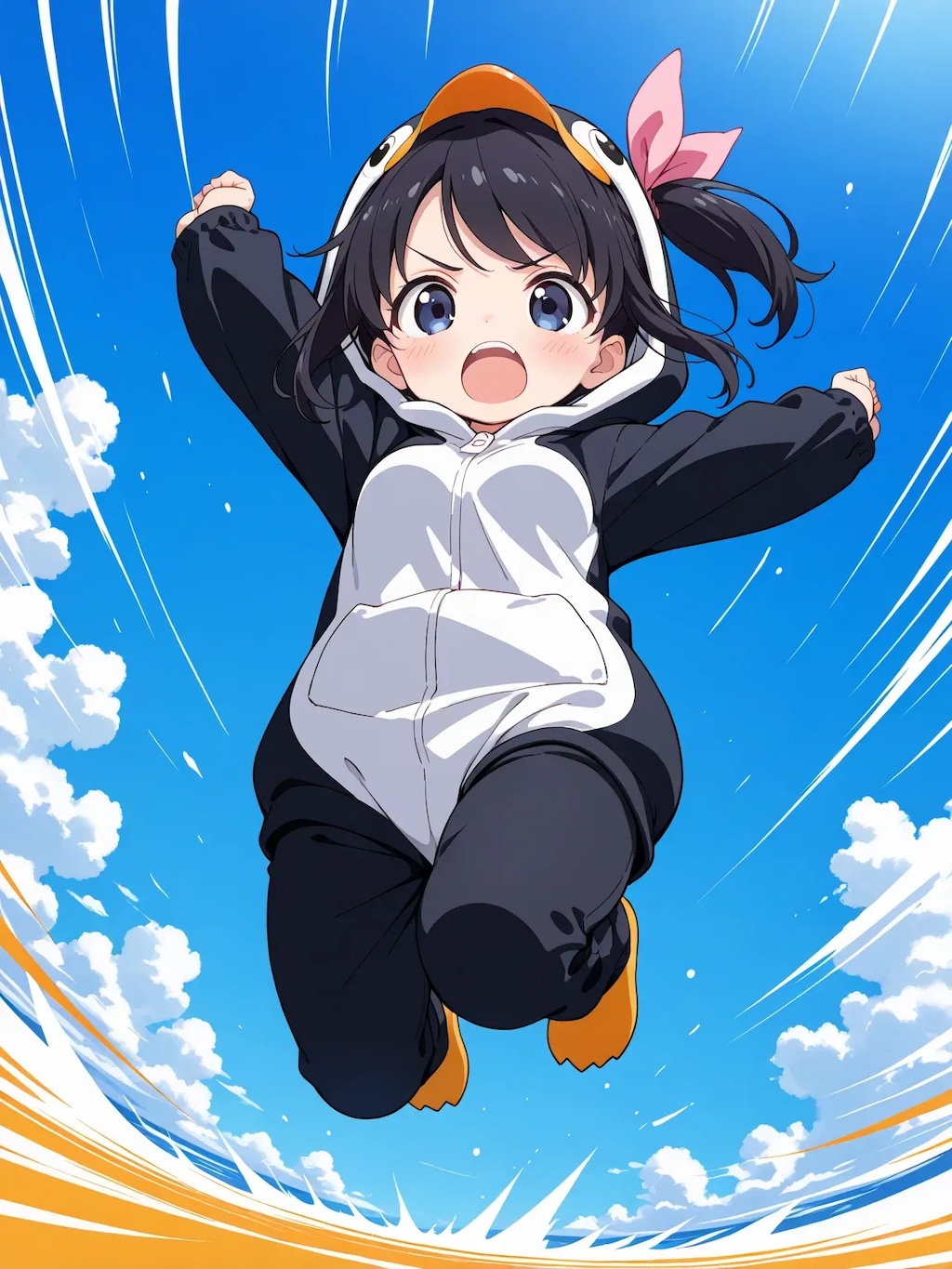 気合だー🐧！