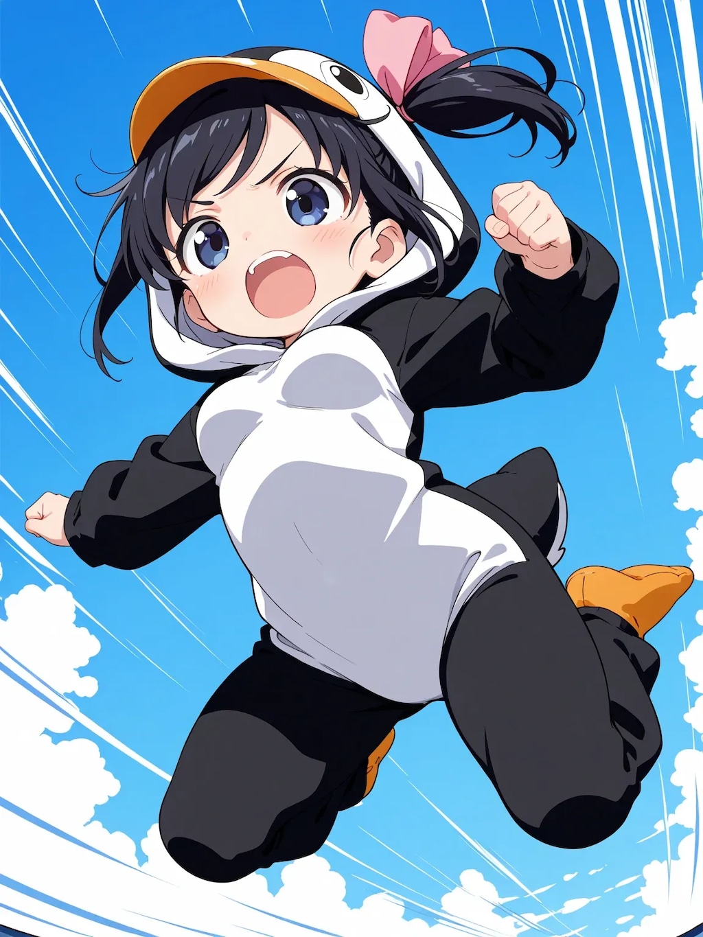 気合だー🐧！