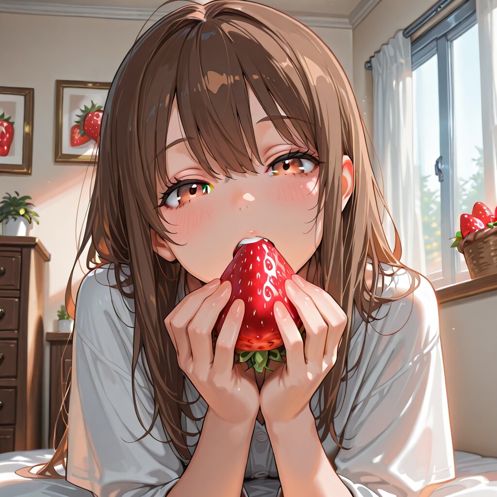 イチゴ美味しい。