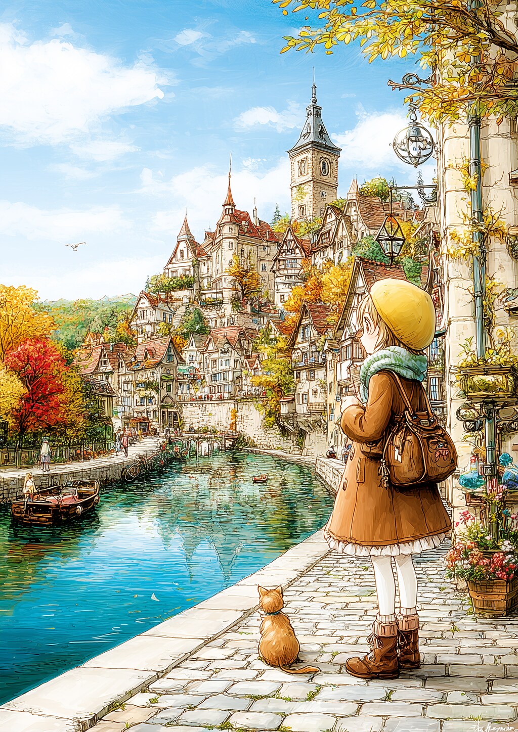 秋風のカナルタウン