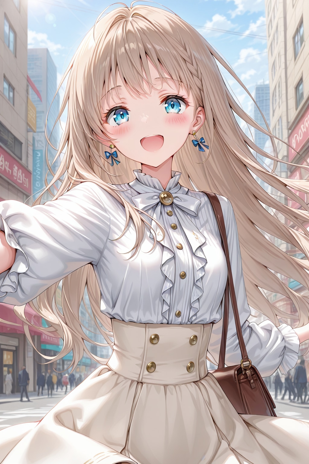 ブロンドちゃんの笑顔
