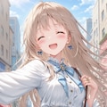 ブロンドちゃんの笑顔 3枚目